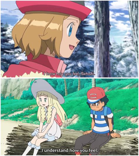 Both Serena and Lillie know how Ash feels. : r/pokemonanime