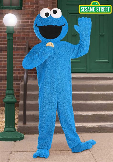 Adult Sesame Street Cookie Monster Mascot Costume | Officially Licensed