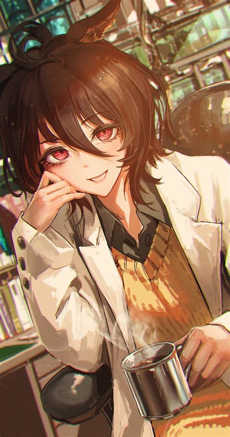 Anime Girl Lab Coat