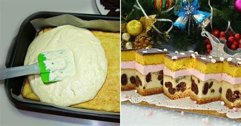 Торт из творога с выпечкой