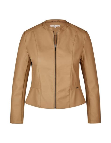 Steilmann Woman - Lederimitat-Jacke von Adler ansehen!