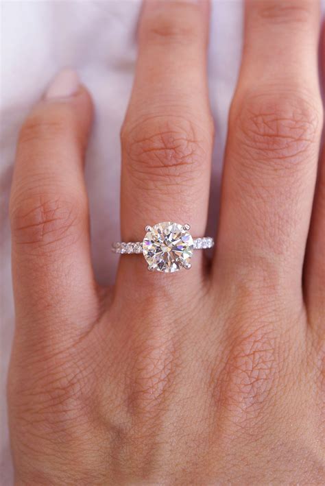 round brilliant cut engagement rings 8