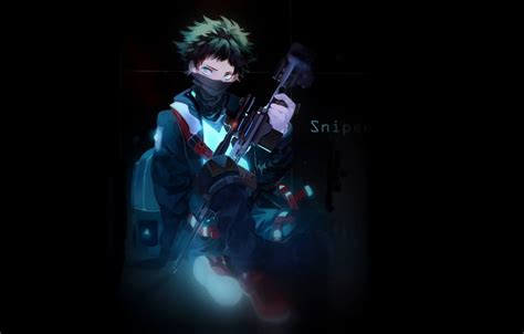 Обои оружие, маска, парень, Boku no Hero Academia, Моя геройская ...