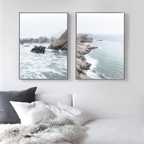 Coastal Print Set Wall Art Prints Set of 2 Prints Printable | Etsy