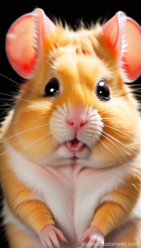 red hamster with muscular humanoid body closed mouth Prompts | Stable ...