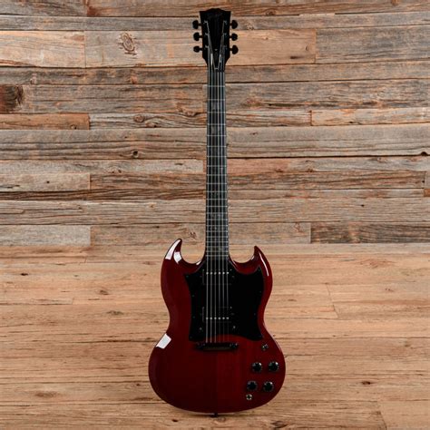 gibson sg standard dark limited edition cherry  chicago