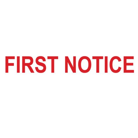 notice stamp rubberstampscom