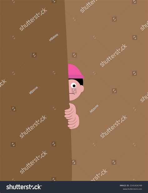 Introvert Man Vector Illustration Introvert Man Stock Vector (Royalty Free) 2141426749 ...