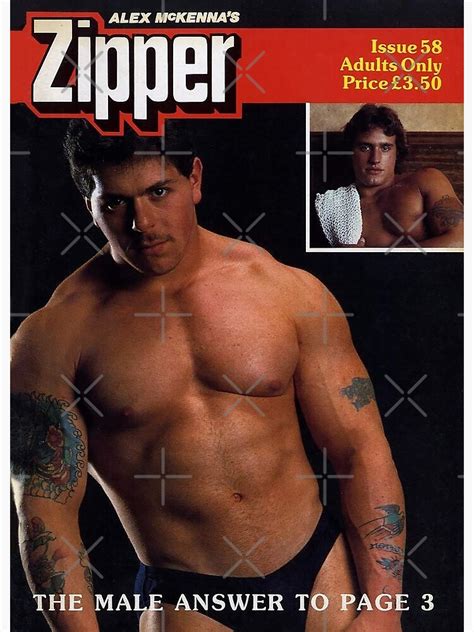 zipper magazine issue  classic gay porn magazine cover greeting