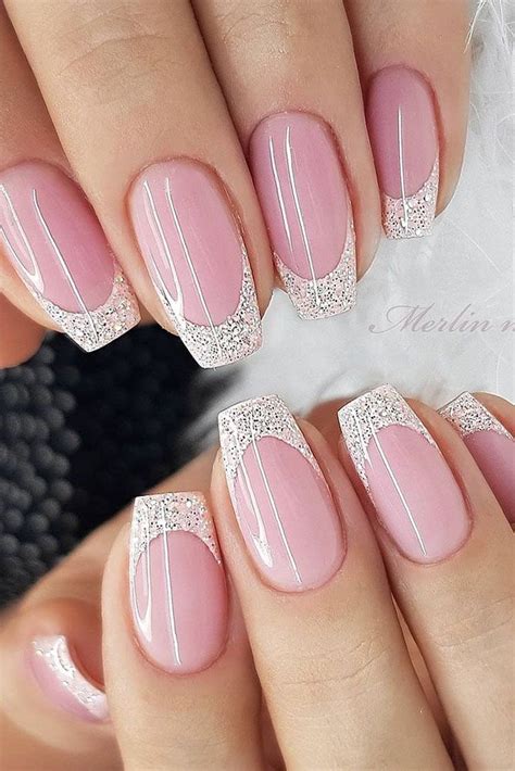 Новогодний маникюр – 50 лучших дизайнов - Fotoleo | Pink nail art ...
