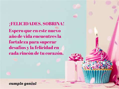 Tarjetas de Cumpleaños para una Sobrina para dedicar con cariño