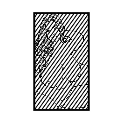 👩 Nude Chubby Woman Sexy Wall Art・Free STL File for 3D printing・Cults