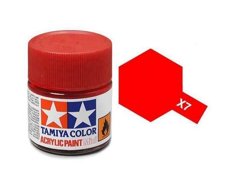 Купить Tamiya Х-7 Red (Красная) краска акрил. 10мл.