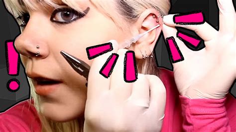 Como Fazer Um Piercing - COMO fazer PIERCING na ORELHA com CATÉTER: Tutorial COMPLETO - YouTube