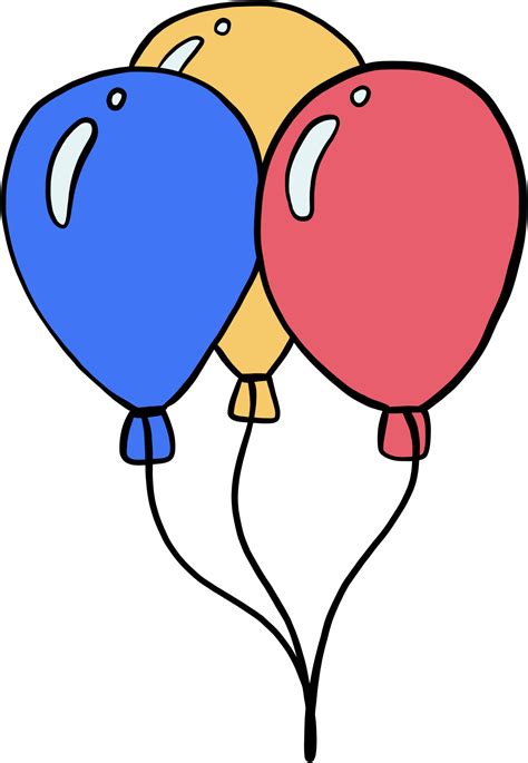 Desenho De Balão De Festa - oodle desenho à mão livre de balão de festa. 12806956 PNG