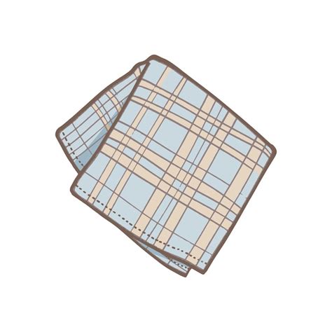 premium vector isolated checkered handkerchief checked pattern