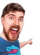 Mr. Beast pointing Blank Template - Imgflip