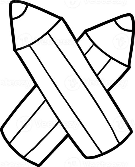 cartoon pencils icon 40882480 PNG
