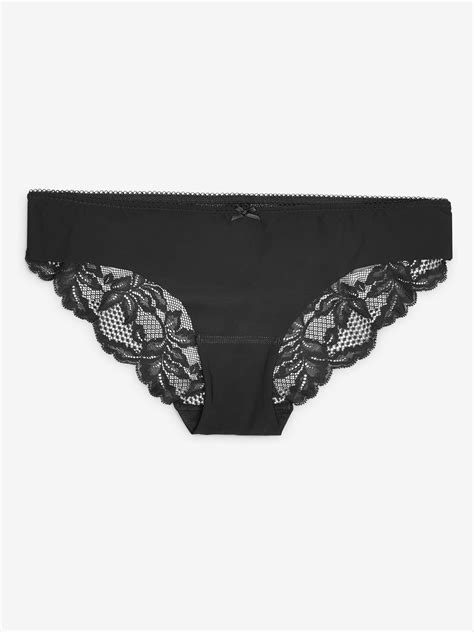 Buy Black/White/Nude Brazilian No VPL Lace Back Briefs 3 Pack from the