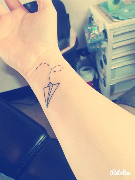 tattoo paper airplane 1