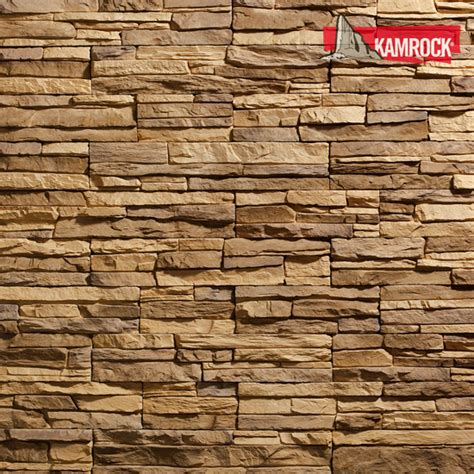 Искусственный камень плоский Kamrock Скалистая гора 52040 коричневый ...
