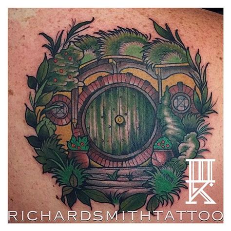 Stunning Hobbit Hole Tattoo