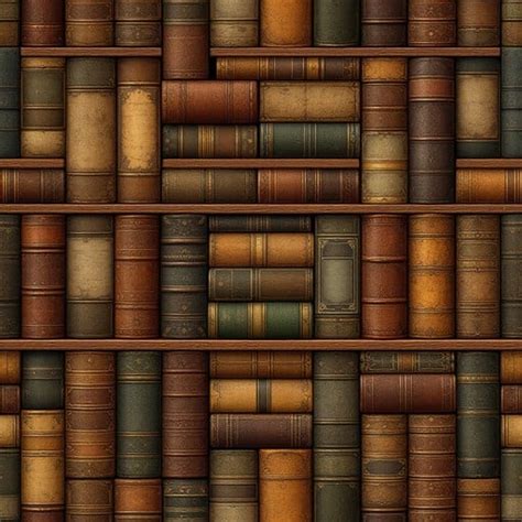 classic library pattern image books vintage library