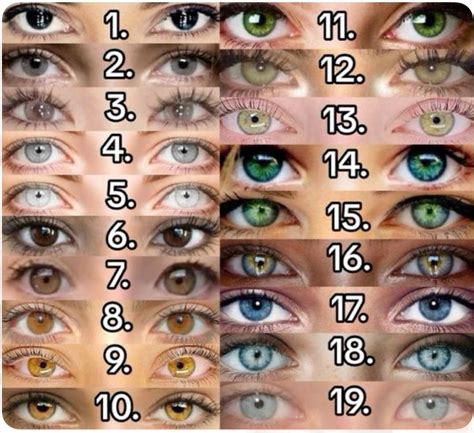 eye color names