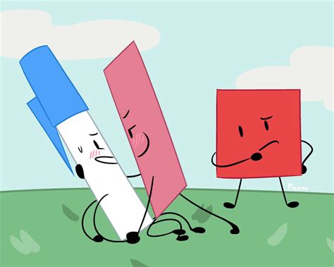 Pen Eraser and Blocky by PICAIPII -- Fur Affinity [dot] net