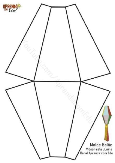 Como Fazer Balão de Festa Junina: 5 Moldes com Passo a Passo | Revista ...