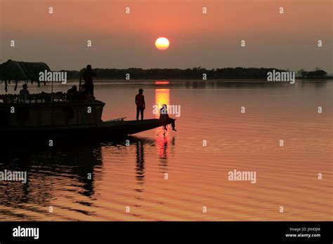 Sunset in Tanguar Haor Sunamganj, Bangladesh Stock Photo - Alamy