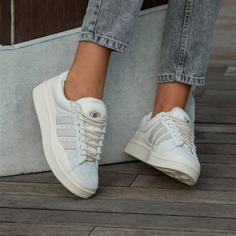 Кросівки Adidas Campus BAD BUNNY CREAM, жіночі кросівки адідас кампус ...