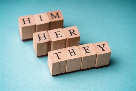 Alternative Gender Sign Letter Blocks Stock Photo - Image of words ...