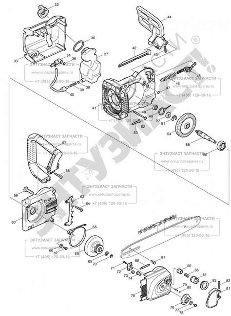 КУПИТЬ ЗАПЧАСТИ ДЛЯ ПИЛЫ ЦЕПНОЙ ЭЛЕКТРИЧЕСКОЙ MAKITA UC4030A (КОРПУС ...