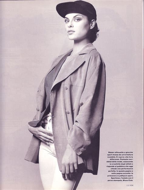 Max Mara magazine SS 1993, Models: Agnieszka Kotlarska& Magali Amadei