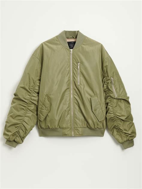 Zateplená bunda bomber Barva zelená - HOUSE - 0610N-87X