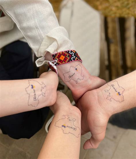 Тимчасове тату "Батьківщина": купити в Arley Sign!