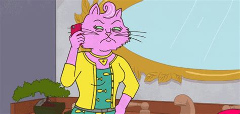 On The Phone Princess Carolyn GIF by BoJack Horseman - Find & Share on ...