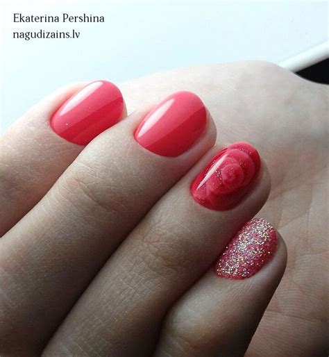 Цветочный маникюр | Nagu Dizains | Unghie gel, Unghie