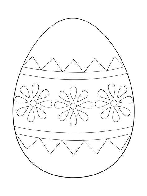 Яичко раскраска (много фото) - drawpics.ru