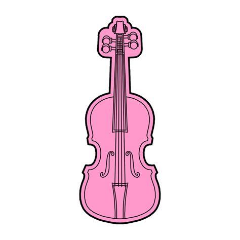 3D modla za kolače Violina | MODLICA