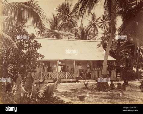 Traders House Fakaafo. From the album: Views in the Pacific Islands ...