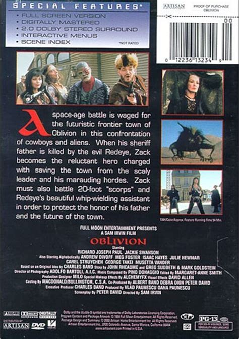 Oblivion (DVD 1994) | DVD Empire
