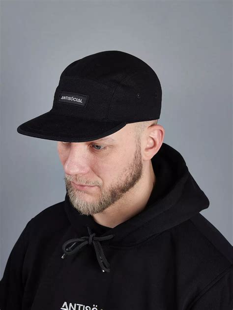 Кепка Antisocial 5 panel patch Черная - купить в Москве LCLS.ru