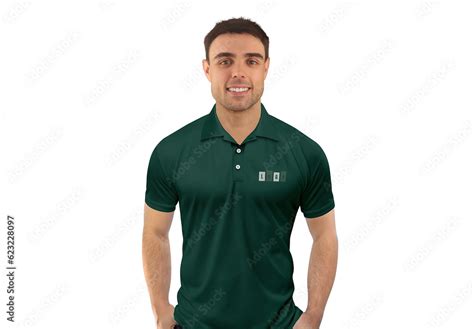 Polo T-Shirt Mockup Stock Template | Adobe Stock