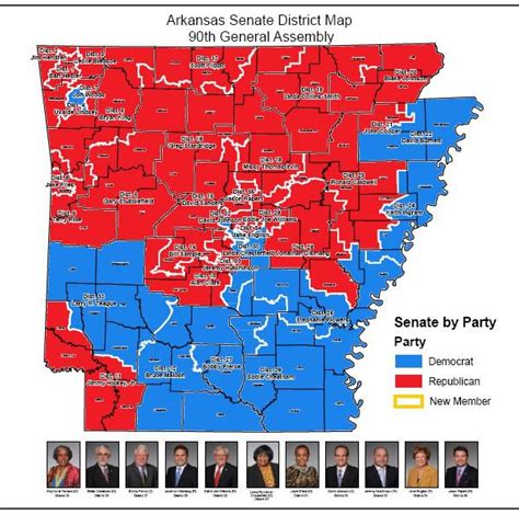 senate district maps  general assembly  arkansas gis office