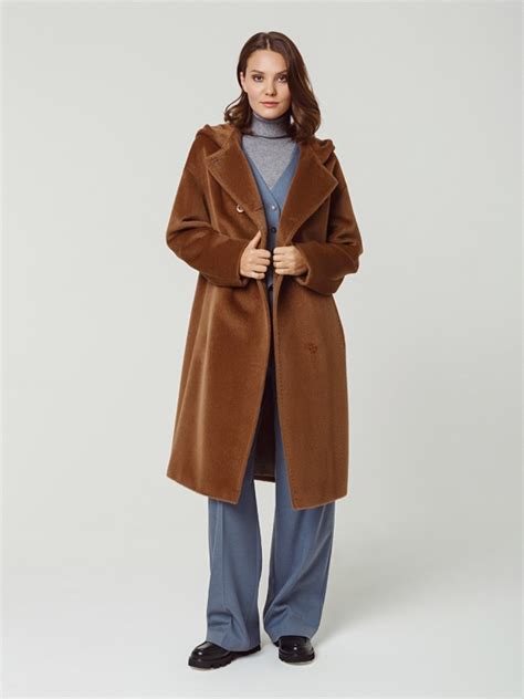 Купить женские средние пальто КМ1146 TL карамель
