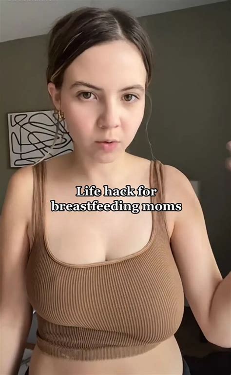 Breastfeeding mum shows 'life hack' using avocado to 'fix' uneven boobs