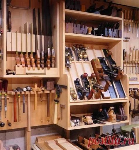 идеи для сада | Organización de taller de carpintería, Muebles para ...