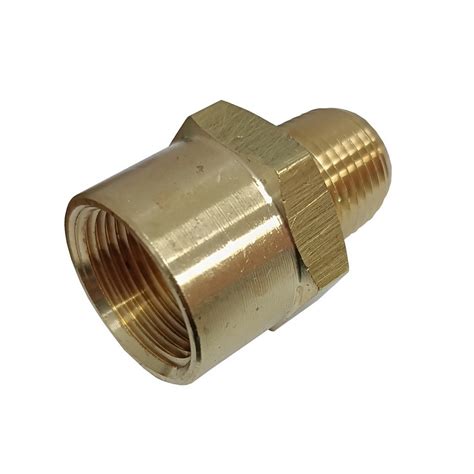 Adaptador Fêmea 3/4" BSP x Macho 3/4" NPT Em Latão Cód. 295081